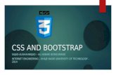 CSS AND BOOTSTRAP