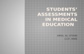 Students’  assessments in medical education