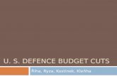 U. S.  Defence  Budget  Cuts