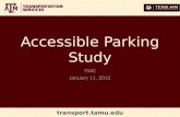 Accessible Parking Study