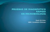 PRUEBAS DE DIAGNÓSTICO RÁPIDO EN MICROBIOLOGÍA