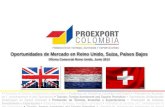 Oportunidades de  Mercado en Reino Unido, Suiza, Países Bajos