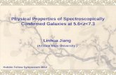 Physical Properties of Spectroscopically Confirmed Galaxies at 5.6< z