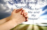 Commitment Sunday