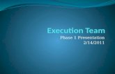 Execution Team