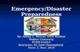 Emergency/Disaster Preparedness