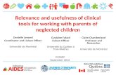 Relevance and usefulness of clinical tools for working with parents of neglected children