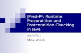 JPred-P 2 : Runtime Precondition and Postcondition Checking in Java