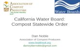 California Water Board: Compost Statewide Order