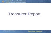 Treasurer Report