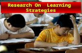 Research On  Learning  Strategies