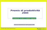 Premio di produttività 2005