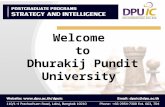 Welcome  to Dhurakij  Pundit University