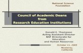 Council of Academic Deans from Research Education Institutions