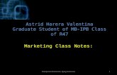 Astrid  Harera Valentina Graduate Student of MB-IPB Class of R47