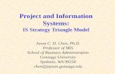 Project and Information Systems: IS Strategy Triangle Model