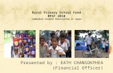 Rural Primary School Fund RPSF 2010 Cambodian Student Association in Japan