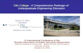 Olin College:   A Comprehensive Redesign of  Undergraduate Engineering Education