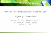 Office of Enterprise Technology  Agency Overview