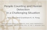 People Counting and Human Detection in a Challenging  Situation
