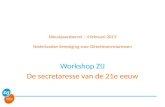 Nieuwjaarsborrel   - 4 februari 2013 Nederlandse Vereniging voor Directiesecretaressen
