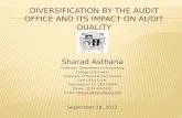 DIVERSIFICATION BY THE AUDIT OFFICE AND ITS IMPACT ON AUDIT QUALITY
