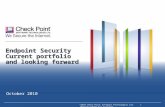 Endpoint  Security Current  portfolio and  looking forward