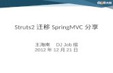 Struts2 迁移 SpringMVC 分享
