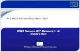NIS WG3  3rd  meeting,  April 29th