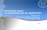 Emotional agent  : A modeling and an application