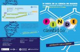 Díptico Fiesta de la Ciencia en Madrid 2013