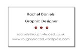 Rachel Daniels Design Portfolio 2009