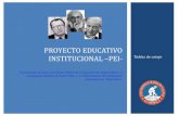 Tarea grupal análisis de Proyecto Educativo Institucional