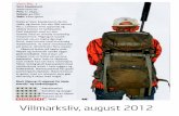 Omtale i Villmarksliv august 2012 - Vorn Equipment jaktsekk