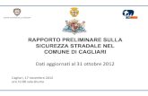 Sicurezza Stradale a Cagliari Dati e Statistiche 2006-2012