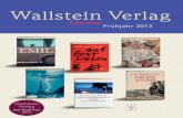 Wallstein Literatur Vorschau Frühjahr 2013