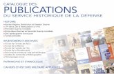 Catalogue des publications du SHD