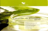Catálogo de Produtos Forever  2010