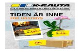 K-rauta – Kampanjblad - 24 oktober till 13 november 2013