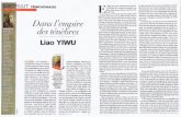 "Dans l'empire des ténèbres" Liao Yiwu (François Bourin Editeur) - Lire