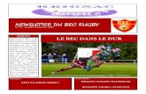 Newsletter du BEC Rugby N°13 - Lundi 23 janvier 2012