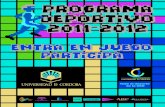 Programa Deportivo 2011-2012 UCO
