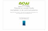 Nieuwe en sociale media inschakelen in de communicatiemix