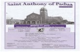 St. Anthony of Padua Weekly Bulletin - March 11, 2012