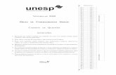 Prova de Conhecimentos Gerais_UNESP2009
