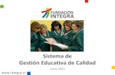 Presentación Fundación Integra