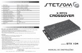Crossover Eletrônico Stetsom STX104