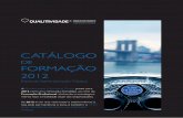 catalogo formação 2012 Administração Pública