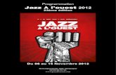 Jazz à l'ouest 2012 - programmation