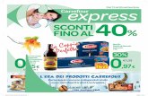 Volantini Carrefour Express 13 - 26 settembre 2012